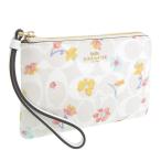 Yahoo! Yahoo!ショッピング(ヤフー ショッピング)コーチ COACH MYSTICAL FLORAL CORNER ZIP ポーチ チョークマルチ レディース c8702 アウトレット シグネチャー