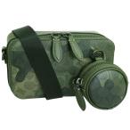 コーチ バッグ メンズ ショルダーバッグ アウトレット PVC グリーン チャーター スリム クロスボディ シグネチャー カモ プリント CHRTR SLM CAG00XIF COACH