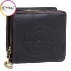 コーチ 財布 レディース 二つ折り財布 アウトレット レザー ブラック HERITAGE LEATHER SNAP WALLET CM216IMBLK COACH