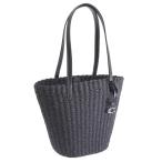 コーチ バッグ レディース トートバッグ ストロー レザー ブラック スモール ストロートート SM STRAW TOTE CQ785LHBLK COACH