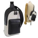  Coach сумка мужской сумка на плечо сумка "body" outlet PVC кожа черный WEST PACK SIG CV924QBMQV COACH