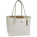 ショッピングコーチ バッグ コーチ バッグ レディース トートバッグ アウトレット ホワイト シティトートバッグ シグネチャー キャンバス SIG CITY TOTE CV976IMXU5 COACH A4対応