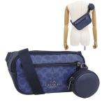 コーチ バッグ メンズ ショルダーバッグ ボディバッグ アウトレット PVC ネイビー エリアス ベルト バッグ ELIAS BB SIG CZ400QBN2V COACH