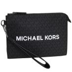  Michael Kors задний мужской клатч outlet PVC черный 37R4LCOU9B 001 MICHAEL KORS