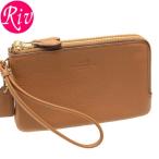 Yahoo! Yahoo!ショッピング(ヤフー ショッピング)コーチ COACH ポーチ ダブルガゼット リストレット ライトブラウン レザー f66505imsad