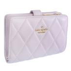 ケイトスペード 財布 レディース 2つ折り 折財布 コンパクト アウトレット レザー ライトピンク CAREY MD COMPBIFOLD KG424 501 kate spade