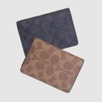  Coach футляр для карточек мужской outlet чехол для пропуска чехол для проездного билета signature ID CARD WALLET SIG CW367 COACH