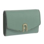 ショッピングフルラ フルラ FURLA PRIMURA M COMPACT WALLET 財布 折財布 ミニ コンパクト 財布 レザー グリーン レディース wp00217bx0053