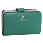 フルラ 財布 レディース 2つ折り 折財布 コンパクト レザー グリーングレー カメリア FURLA CAMELIA M COMPACT WALLET WP00314ARE0004349S