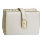 特価 フルラ 財布 レディース 2つ折り 折財布 コンパクト レザー ホワイト フロー FLOW M COMPACT WALLET WP00401BX20451704S FURLA