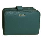 フルラ 財布 レディース 2つ折り 折財布 コンパクト アウトレット レザー グリーン CLASSIC S COMPACT WALLET WP00443BX03064145S FURLA