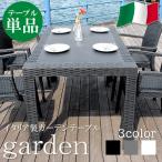 ガーデンテーブル 単品 長方形 リゾ
