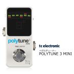 tc electronic　高性能ペダル型チューナー　POLYTUNE3 MINI