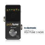 tc electronic　高性能ペダル型チューナー　POLYTUNE3 NOIR