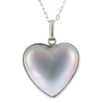 K18WGネックレスブルーマベパー...