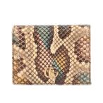 グッチ GGマーモント 二つ折り財布 パイソン 456126 レディース GUCCI 中古 美品