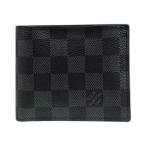 ルイヴィトン ポルトフォイユマルコNM ダミエグラフィット 二つ折り財布 ダミエグラフィットキャンバス N63336 メンズ LOUIS VUITTON 中古