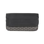 ショッピングゴヤール ゴヤール サンマリーMM クラッチバッグ コーティングキャンバス ブラック ユニセックス GOYARD 中古