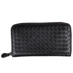 ショッピングボッテガ・ヴェネタ ボッテガヴェネタ イントレチャート 長財布 レザー 114076-V4651 ユニセックス BOTTEGAVENETA 中古 美品