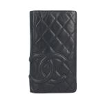  Chanel здесь Mark can bon длинный кошелек кожа женский CHANEL б/у 