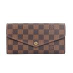 ショッピングダミエ ルイヴィトン ポルトフォイユ・サラ ダミエ 長財布 ダミエキャンバス N63209 レディース LOUIS VUITTON 中古