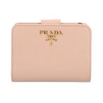 プラダ サフィアーノ 二つ折り財布 レザー 1ML018 レディース PRADA 中古
