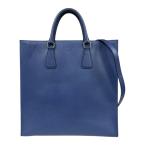 プラダ ショルダーバッグ レザー ブルー メンズ PRADA 中古