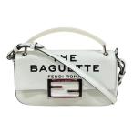 フェンディ バケットフォンポーチ ショルダーバッグ レザー 7AS142 ホワイト レディース FENDI 中古