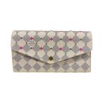 ショッピングダミエ ルイヴィトン ポルトフォイユ・サラ ダミエアズール スタッズ 長財布 ダミエアズールキャンバス M45296 LOUIS VUITTON 中古 美品