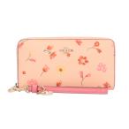  Coach Misty karu цветочный принт длинный кошелек PVC C9714 женский COACH б/у прекрасный товар 