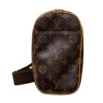  Louis Vuitton небольшая сумочка gun ju монограмма сумка "body" монограмма парусина M51870 Brown унисекс LOUIS VUITTON б/у 