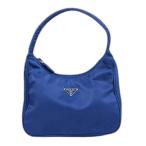プラダ ハンドバッグ ナイロン MV519 ブルー レディース PRADA 中古