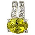 tasaki подвеска с цепью Pt900 платина турмалин женский TASAKI б/у прекрасный товар 