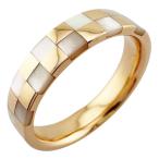 タサキ リング 指輪 15号 18金 K18ピンクゴールド マザーオブパール レディース TASAKI 中古 美品