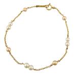 ショッピングブレスレット タサキ ブレスレット 18金 K18イエローゴールド パール レディース TASAKI 中古 美品