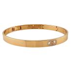 エルメス H・ダンクル バングル 18金 K18ピンクゴールド ダイヤモンド レディース HERMES 中古 美品