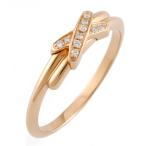 Chaumet ショーメ K18PG リング 指輪 ダイヤモンド クロス ジュ ドゥ リアン #50 10号 18金 K18ピンクゴールド ピンクゴールド【BJ】 中古