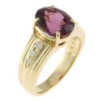 TASAKI タサキ K18 リング 指輪 ガーネット3.66CT ダイヤモンド0.09CT 11号 18金 K18ゴールド ゴールド【SH】【BJ】 中古