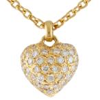 Sonia Rykiel ソニアリキエル K18 ネックレス ダイヤモンド ハート 18金 K18ゴールド ゴールド【SH】【BJ】 中古