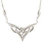 タサキ TASAKI Pt900 Pt850 ネックレス ダイヤモンド1.62CT ゴージャス Pt900プラチナ Pt850プラチナ シルバー【BJ】 中古