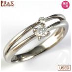 [ Ultra цена праздник ][ бесплатная доставка ][ б/у ]*PT900 diamond булавка кольцо для ключей кольцо 