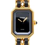 シャネル プルミエール L 腕時計 GP H0001 クオーツ レディース 1年保証 CHANEL 中古 美品