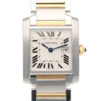 カルティエ タンクフランセーズ MM 腕時計 ステンレススチール 2465 クオーツ ユニセックス 1年保証 CARTIER 中古