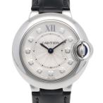 カルティエ バロンブルー 腕時計 ステンレススチール 3009 クオーツ レディース 1年保証 CARTIER 中古