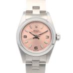 ロレックス オイスターパーペチュアル 腕時計 ステンレススチール 76080 自動巻き P番 レディース 1年保証 ROLEX 中古 美品