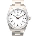 ロレックス オイスターパーペチュアル 腕時計 ステンレススチール 77080 自動巻き A番 ユニセックス 1年保証 ROLEX 中古
