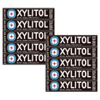  Lotte жевательная резинка с ксилитом черный мята 14 шарик ×10 шт 