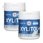  Lotte жевательная резинка с ксилитом Family бутылка свежий мята ×2 шт 