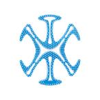 Sagreeny ヘルメット用ライナー エアーヘッド ヘルメット用ベンチレーションライナ 6色可選 ヘルメットインナーシリカゲル素材 (ブルー)