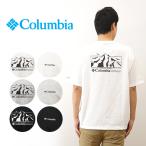 Columbia コロンビア Tシャツ ロマビスタグラフィック メンズ レディース 半袖 厚手 速乾 アウトドア プリント おしゃれ ブランド 大きいサイズ 白 黒 PM0960